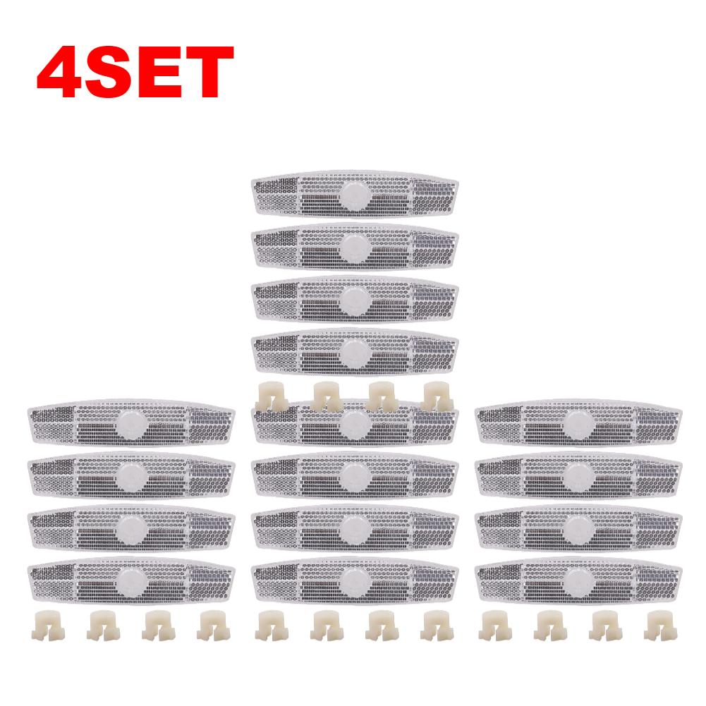 4PCS/Set Bike Spoke Reflectors Bikes Safety Reflector Lights Bicycle Wheel Safety Warning Spoke Reflective Clips Bike Accessory