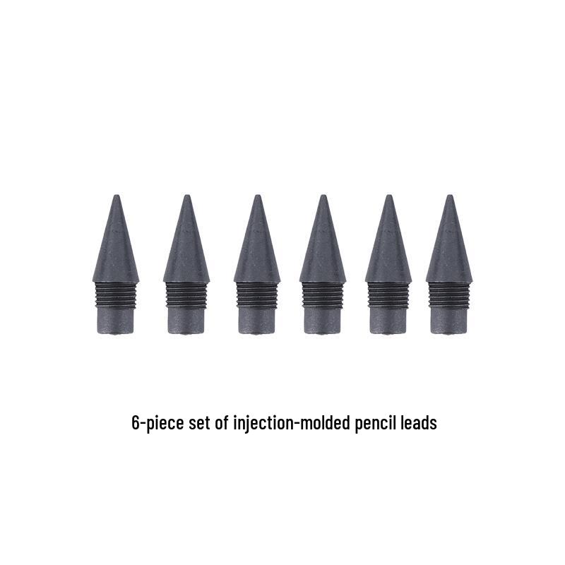 Black Tech Eternal Pencil: No Sharpening, No Ink, Break-Resistant Lead, Posture-Correcting Drawing Tool