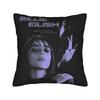 Double Sided Billie Eilish HIT ME HARD & SOFT Album Cushion Cover, Fan Merch Pillowcase for Music Lovers Home Sofa Bedroom Decor