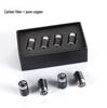 Universal Carbon Fiber Valve Stem Caps for Chevrolet, Toyota, and Changan Tires
