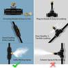 Outdoor Water Mister Multipurpose Atomization Cooling System Watering Dust Removal for Garden/Greenhouse/Sun Umbrella/Trampoline