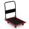 Hm-506 Black And Red Platform Transport Trolley