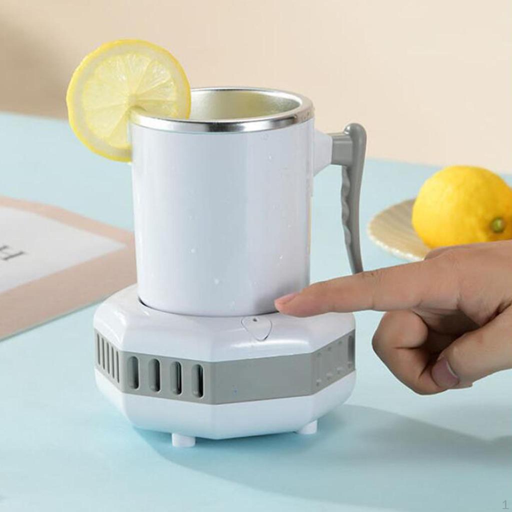 Desktop Cup Drink Chiller , 420ml Capacity for Yogurt, Juice, Milk, Fridge Strong