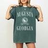 August Georgia Comfort Colors Short Sleeve T-Shirt | Vintage Retro Old Money Style Golfing Shirt | Trendy Graphic Athleisure Tee | Golf Trip