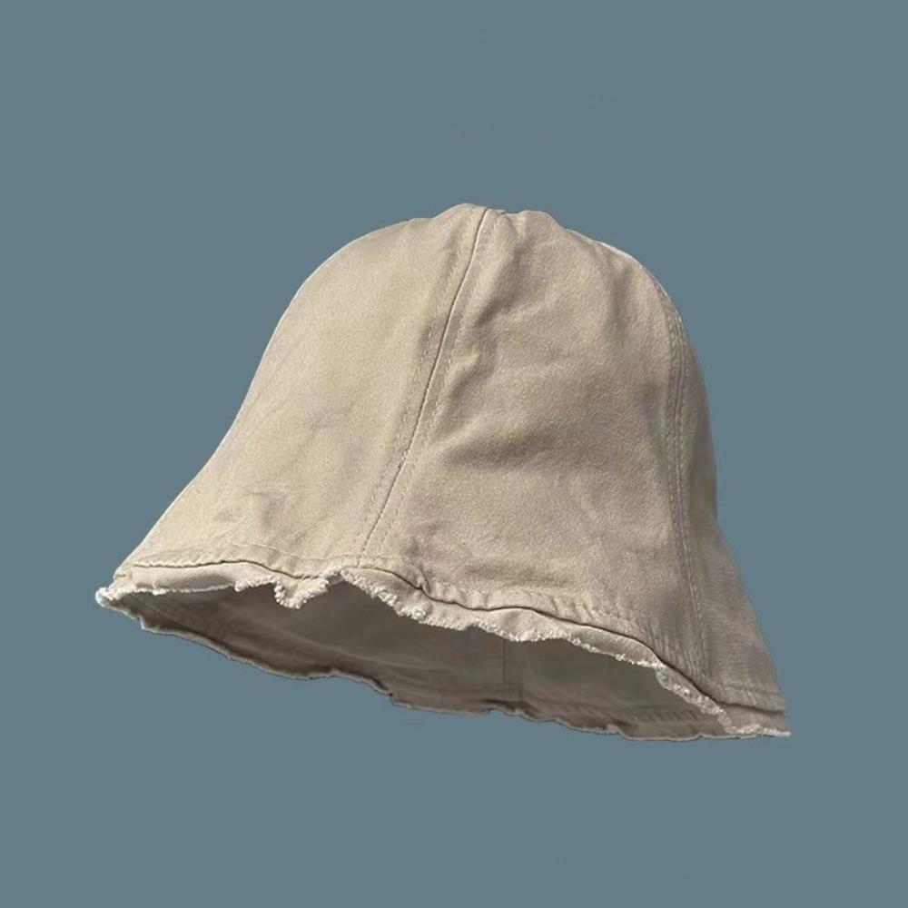 Foldable Fisherman Hat Oversized Brim Sun Protection Cap Casual Bucket Hat  Unisex