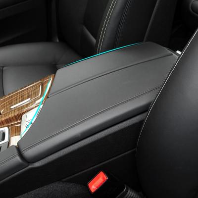 Tylko LHD akcesoria samochodowe skóra z mikrofibry pokrywa konsoli środkowej podłokietnik pokrywa skrzynki tapicerka dla BMW serii 5 F10 2011-2016