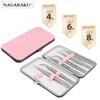 NAGARAKU Eyelash Extension Tweezers Set Kit Great Precision Stainless Steel Volume Fan Pick Up Application Tool, N-04 N-06, 1 Piece