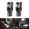2/5/10/50/100 PCS T10 194 W5W LED Bulbs Car Interior Dome Maps Glove Box Trunk License Plate Lights 12V 5630-8SMD 6000K White Dome Lights 6