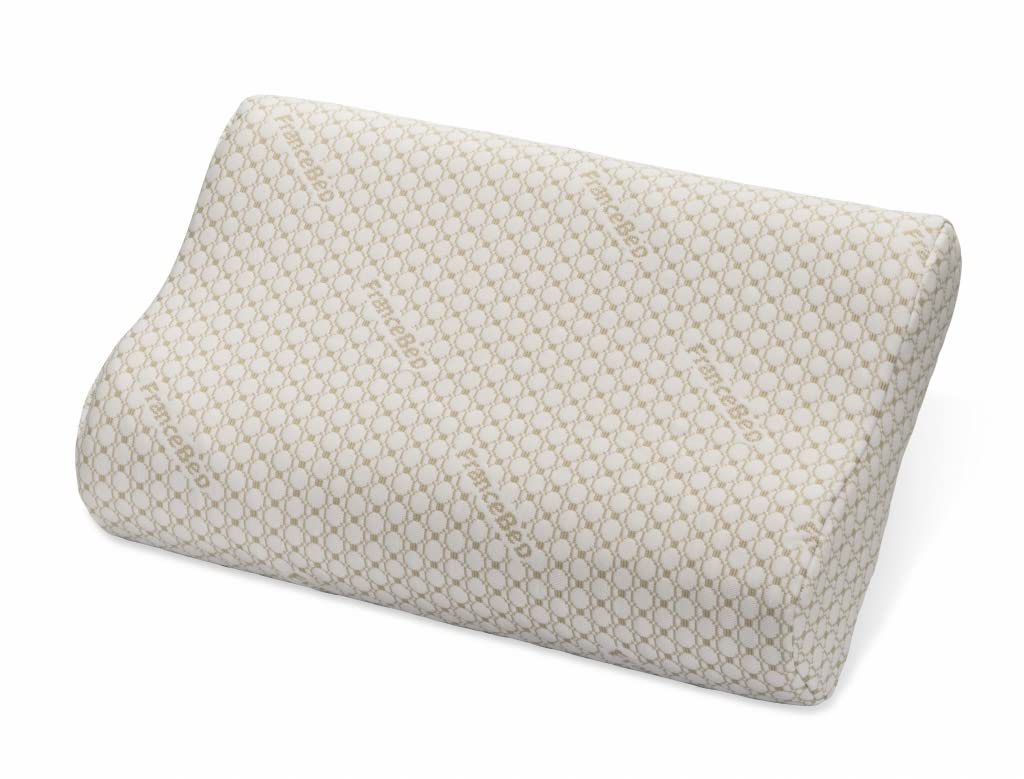 

French Bed Memory Foam Pillow Slim Makura N Softness that hugs your White Bed Genuine 035704000 ``Good Soft head. 50×32cm [French Product]