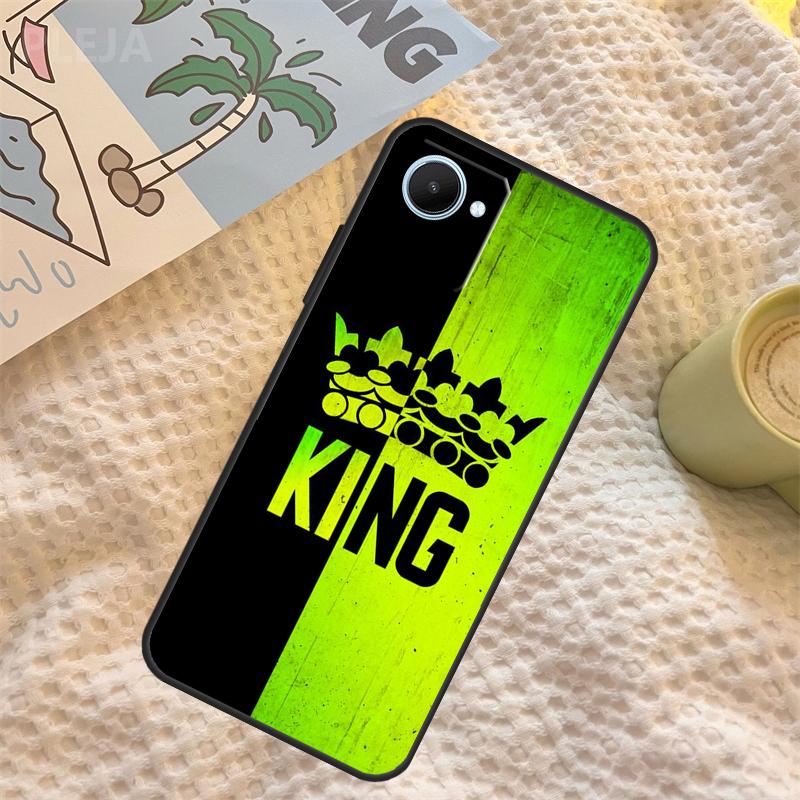 King Queen Art Case For Realme GT6 GT7 Pro C67 C65 C63 C61 C55 C53 C51 C35 C71 C75 11 12 13 14 15 Pro Plus