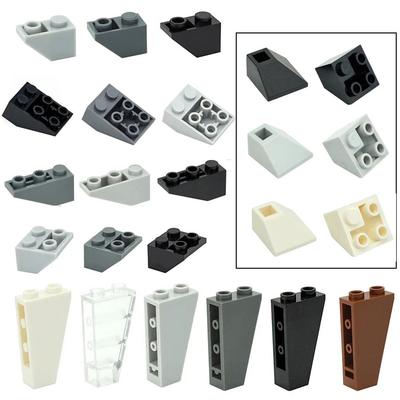 Schräge umgekehrt 2x1x3 Bausteine Kompatibel 2449 Technische Teile DIY Zusammenbau Partikel Schräge Fläche Umgekehrte Steine MOC Spielzeug