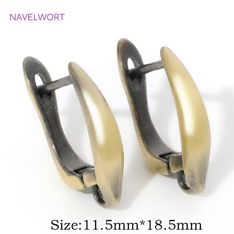 Fasteners For Earring Antique Bronze Shvenzy Earwires Brass Earring Hooks Earring Fixtures For DIY Earrings Making Accessories
