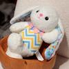 30Cm Stripe Soft Lop Plush Toy Stuffed White Grey Brown Kawaii Rabbit Plushie Cartoon Animal Sleeping Companion Girlfriend Gift