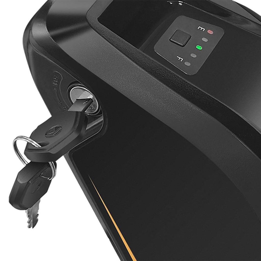 Bicicletta elettrica EMOKO EC27 con doppia batteria 20*25ah per consegne urbane e trasporto merci, 27,5", 500W, freni idraulici anteriori e posteriori, autonomia massima di 150-180 km.