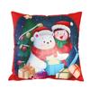 New Pillowcase Christmas Super Soft Red Simple Cute Santa Claus Print Cushion Home Cushion