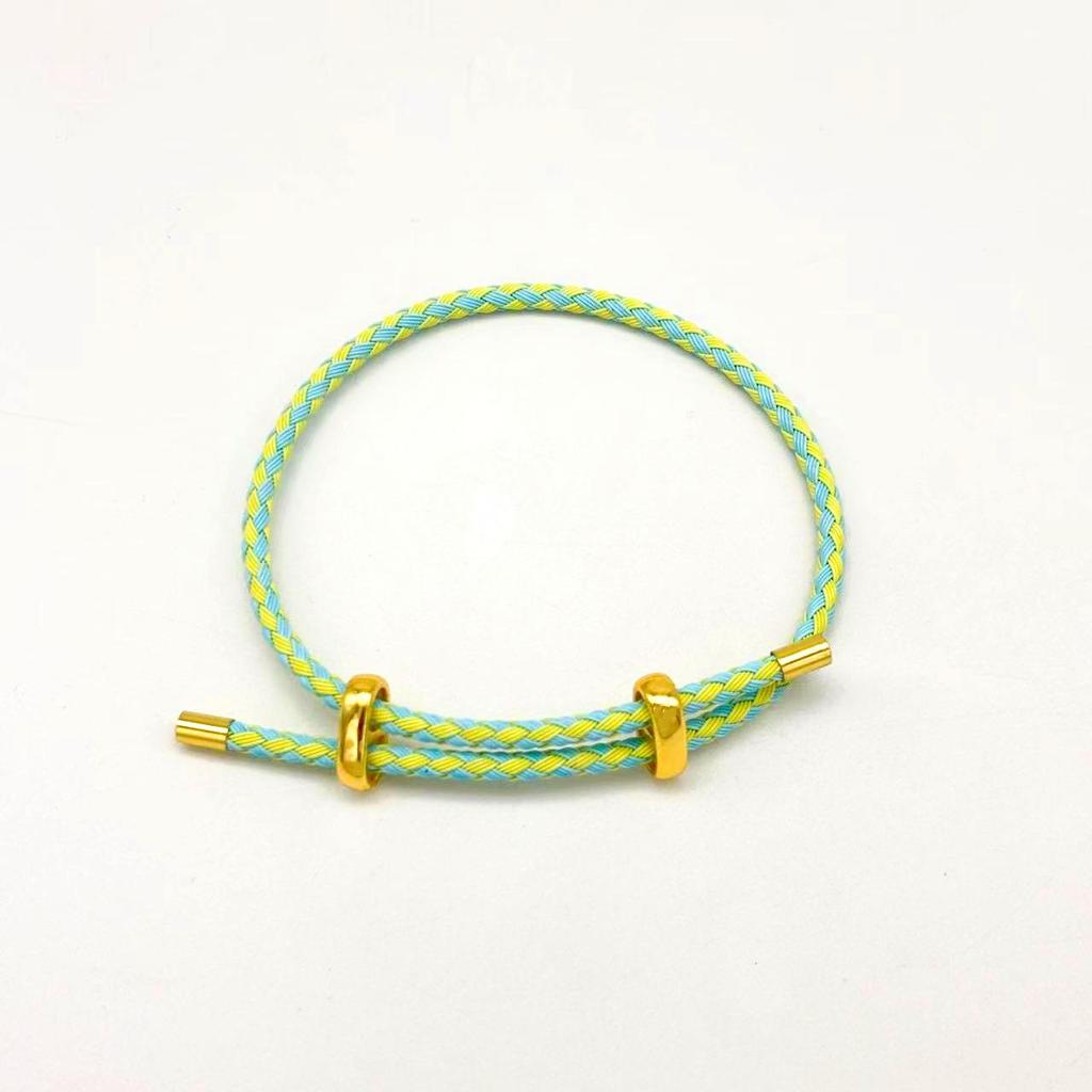 DIY Verstellbares Perlenarmband aus Stahldraht mit 8-Figur-Schnalle