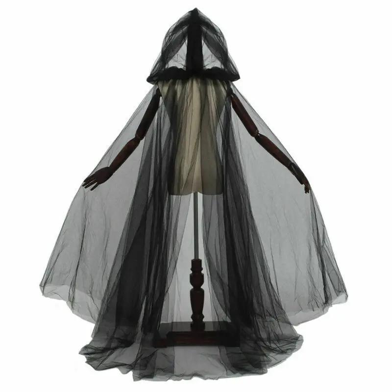 Witch Women Scary Zombie Vampire Halloween Costume Horror Spooky Ghost Colak Medieval Hooded Cape Day Of The Dead Miku Cosplay