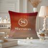 Sheraton Hotel Cushion Cover Anti-dustmite Pillowcase Invisible Zipper Silky Short Plush Sofa Cushion Cover