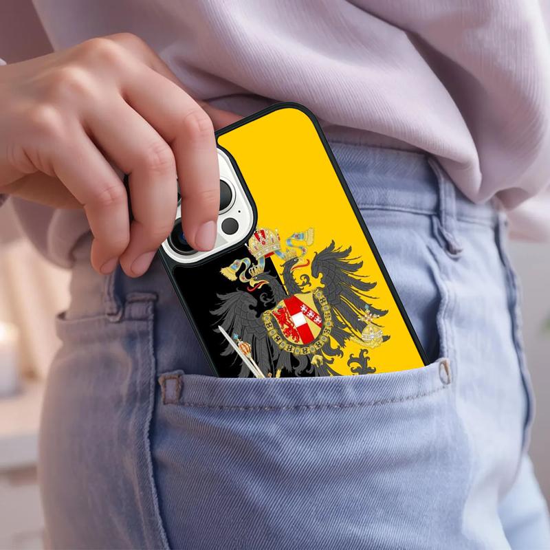 Russian Empire Coat of Arms Phone Case For iPhone 17 Air 15 16e 14 13 Pro Max Coque 12 11 Pro Max PLUS cover