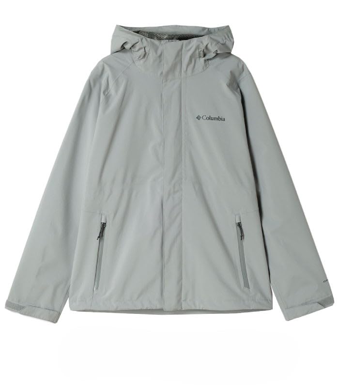 Columbia Earth Explorer II Shell Waterproof Size L Men's Jacket, Gray, (WE3171-039)