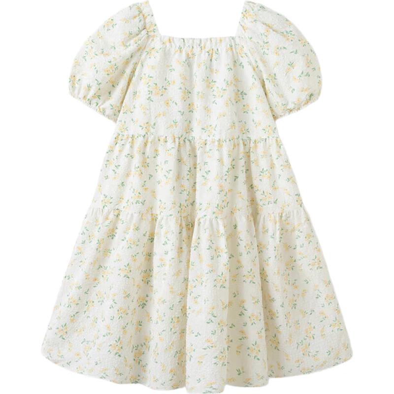 

Летнее платье Balabala для девочек со сладкими пышными рукавами 110