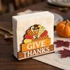 Turkey Shaped Tissue Organizer Thanksgiving Gnome Napkin Holder, Wooden Table Storage Rack, Party Supplies Autumn Holiday Tabletop Holder Decor