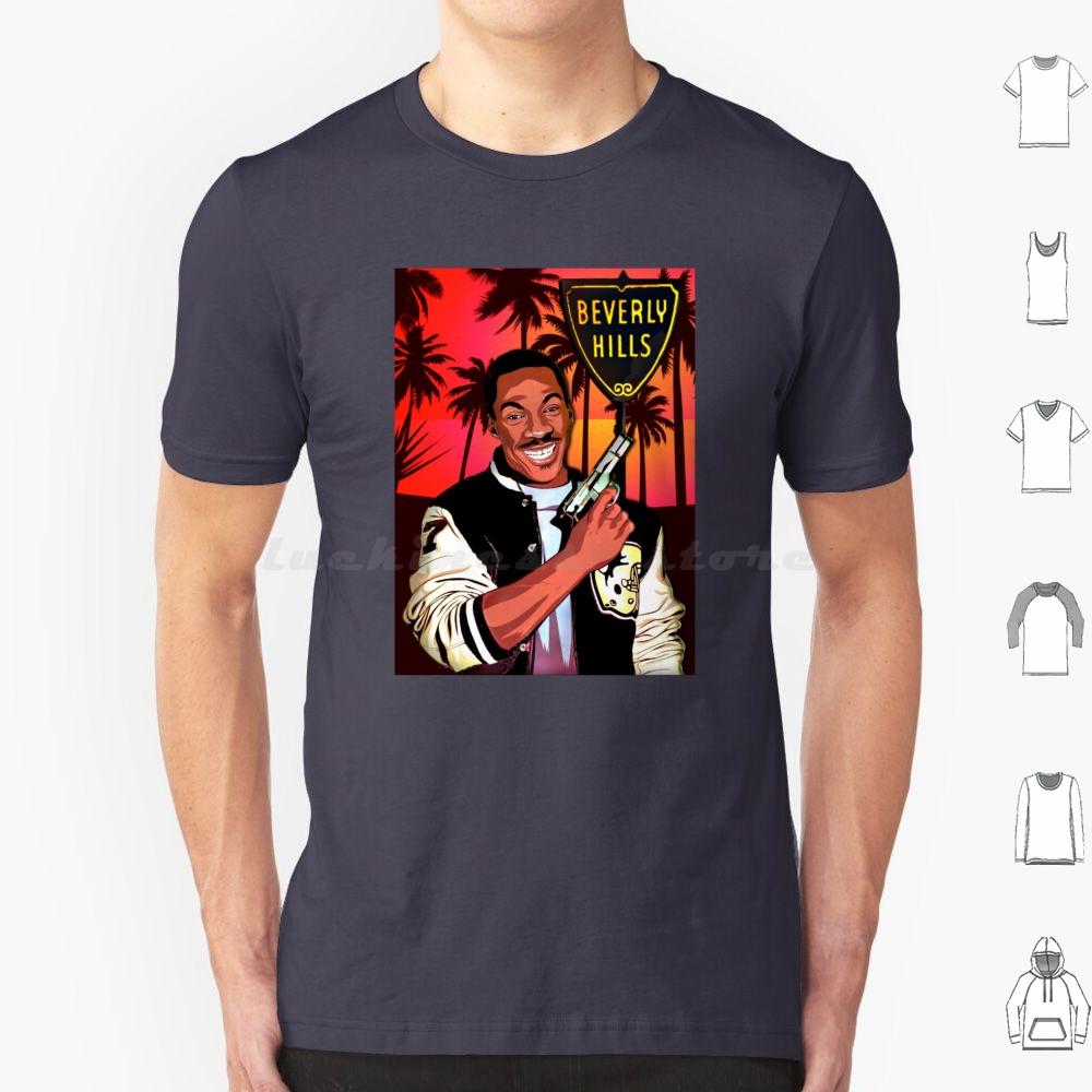 Beverly Hills Cop T Shirt Cotton Men Women DIY Print Beverly Hills Cop Eddie Murphy Comedy 80s 90s Film Movies Coming To