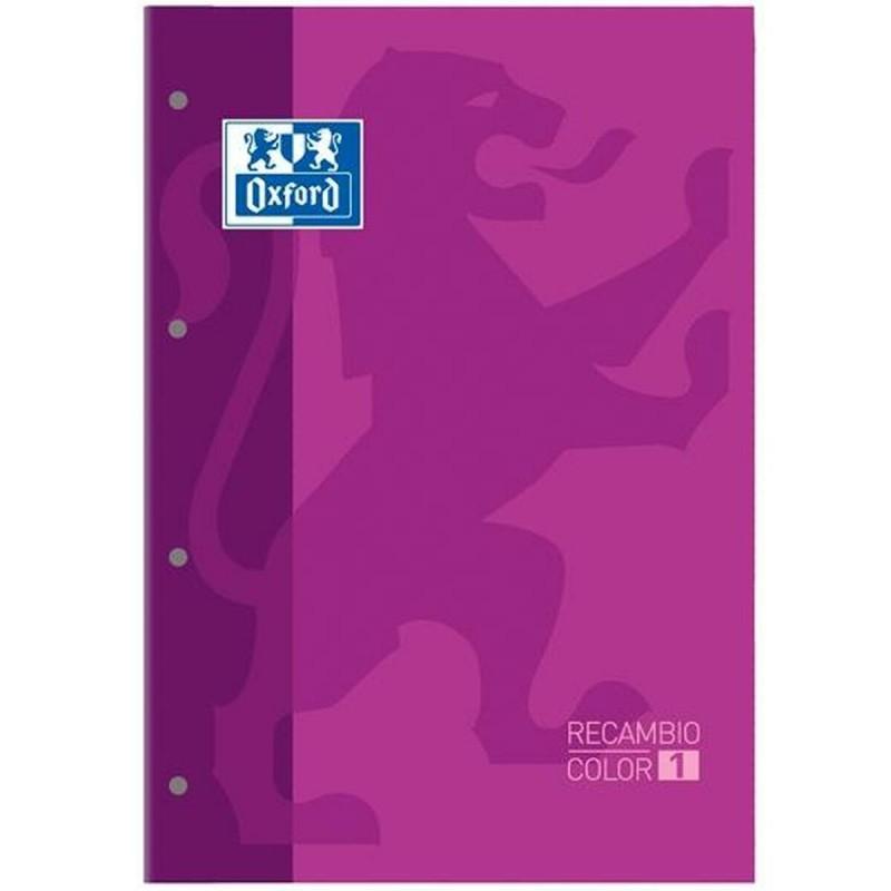 Oxford Oxford Replacement Sheets 80 Sheets 5 Units A4 Purple 5 Pieces