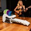 10-Slot Guitar Pick Holder Guitar Shape Plastic Guitar Pick Organizer Space-Saving For Electric, Acoustic, Classical Guitars