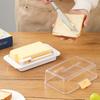 Fresh Storage Box with Cover for Butter And Cheese Suitable for Refrigerator Countertop Airtight Butter Kitchen Organization