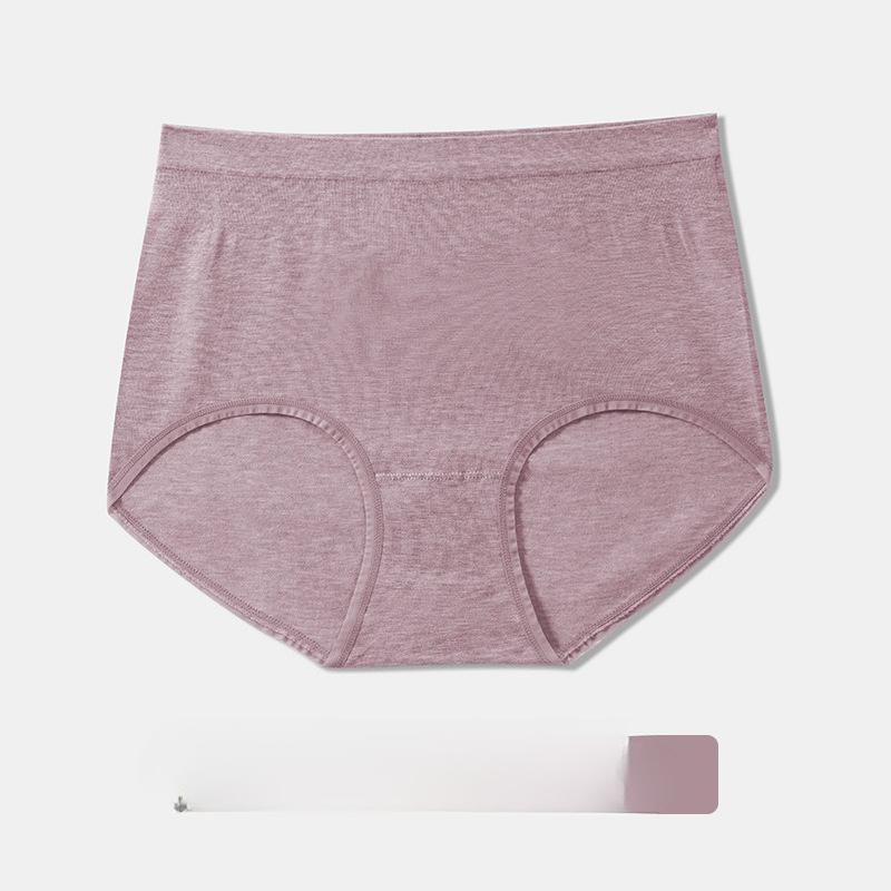 Fashion Summer Sexy Simple High Waist Underwear Comfortable Breathable Soft Skin Friendly Women's Triangle Panties