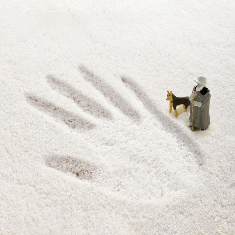 Sunflower Shape Round Carpet Cartoon Bedside Rug Non -Slip Kids Bedroom Table Floor Mats Children Soft Doormats Home Decor