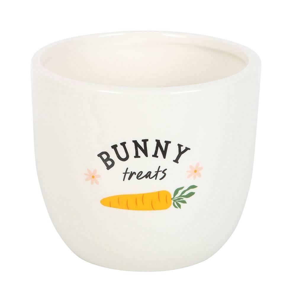 Something Different Bunny Treats Ceramic Pot