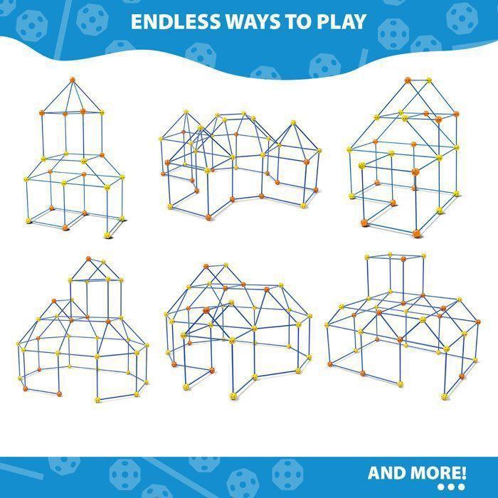 Build Your Cabin Xl - Big Minds | Sturdy Construction Kit for Children : Construction for Children 102 Pieces