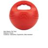 Yumuşak Kettlebell Yüzen Köpek Oyuncağı Isırığa Dayanıklı Plastik Havuz ve Kara İçin Top Diş Temizleme Dokulu Güvenli Etkileşimli Eğitim Köpek Oyuncağı