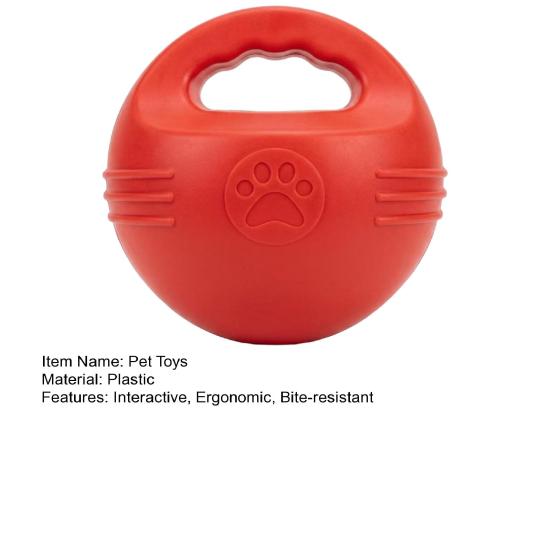 Yumuşak Kettlebell Yüzen Köpek Oyuncağı Isırığa Dayanıklı Plastik Havuz ve Kara İçin Top Diş Temizleme Dokulu Güvenli Etkileşimli Eğitim Köpek Oyuncağı