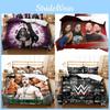 Wwe Print 3d Eaw Duvet Cover Wrestling Game Bedding Comforter Bed Supplies Set