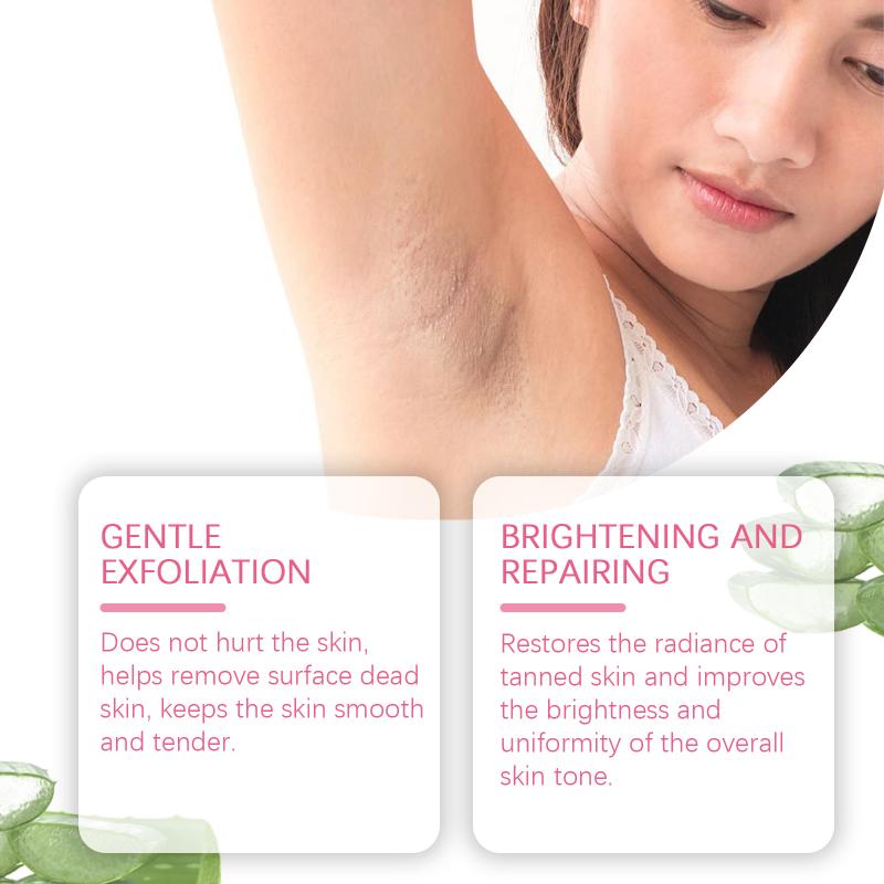 Oceaura 100Ml Gentle Exfoliating Body Gel Remove Dead Skin Brightens Elbows Knees For Sensitive Skin Types