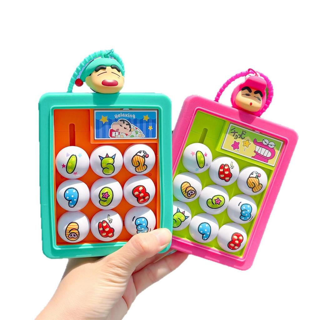 Crayon Shin-chan Huarong Dao Series Fun Pendant Keyring and Backpack Charm.