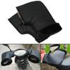 1 Pair PU Motorcycle Handlebar Hand Muffs Waterproof Winter Thickened Warm Handlebar Gloves Riding Gloves for Scooter Motorbike