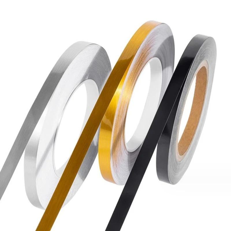 1pc 1/1.5cmx50m Self-Adhesive Tile Tape Waterproof Wall Stickers Beauty Seam Sticker Home Decor Wall Decals Floor Sticker