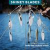 SF 4/8 Blades Alabama Rigs Umbrella Fishing Rigs Lure for Bass Fishing Bait Rigs 9.1inches/23cm
