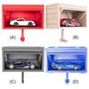 Creative 3D Printed Car Garage Key Holder With Opening Door Wall Mounted Keychain Storage Holder Easy Install Key Organizer Rack