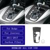 For Dodge Journey 2011-2017 Carbon Fiber Central Control Gear Shift Panel Trim Cover Car Interior Accessories Decorative StickerWW8