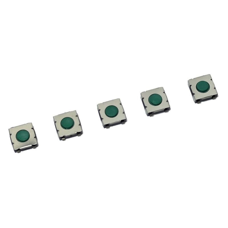 5PCS Interruptores Táteis 6X6X2.5mm 4Pin Azul SMD À Prova D'Água Silicone Interruptor Tátil Micro Botão de Pressão Microinterruptores