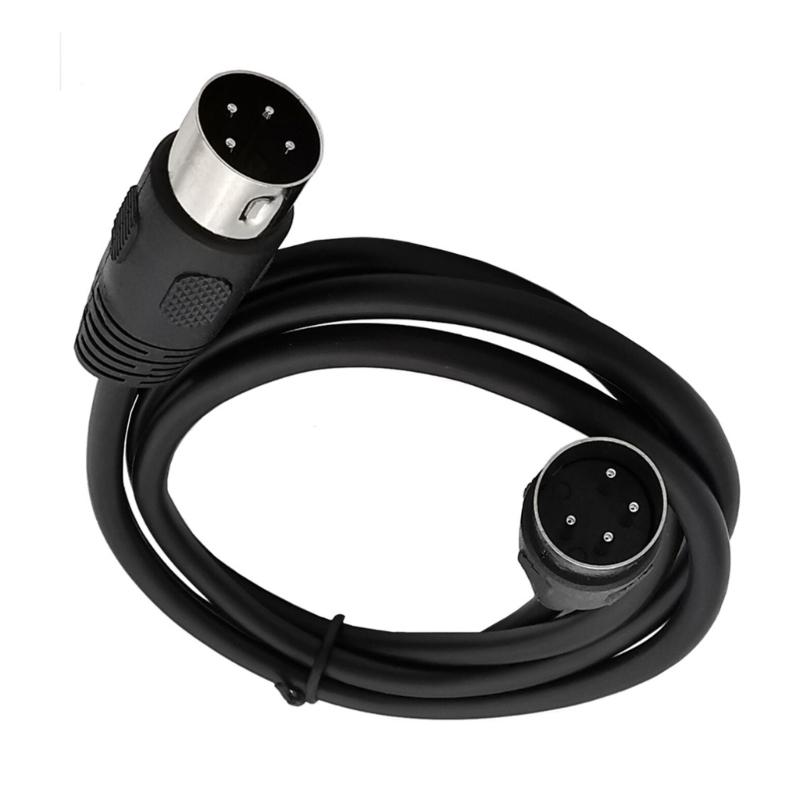 4 Pin DIN Male To Male Adapter Cable for DVR Digital Video Recorder & DIN Audios Connector Device Portable Connector Cord