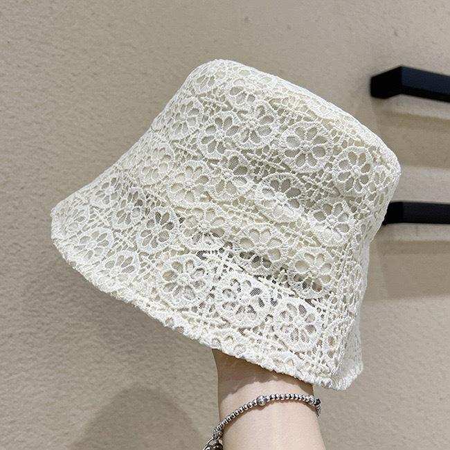 

Двойная шляпа-ведро Shade, женская шляпа с крючком и цветком, закрывающая лицо, холодная шляпа с коротким мачтой, плоским верхом и короткими полями M（56-58cm）