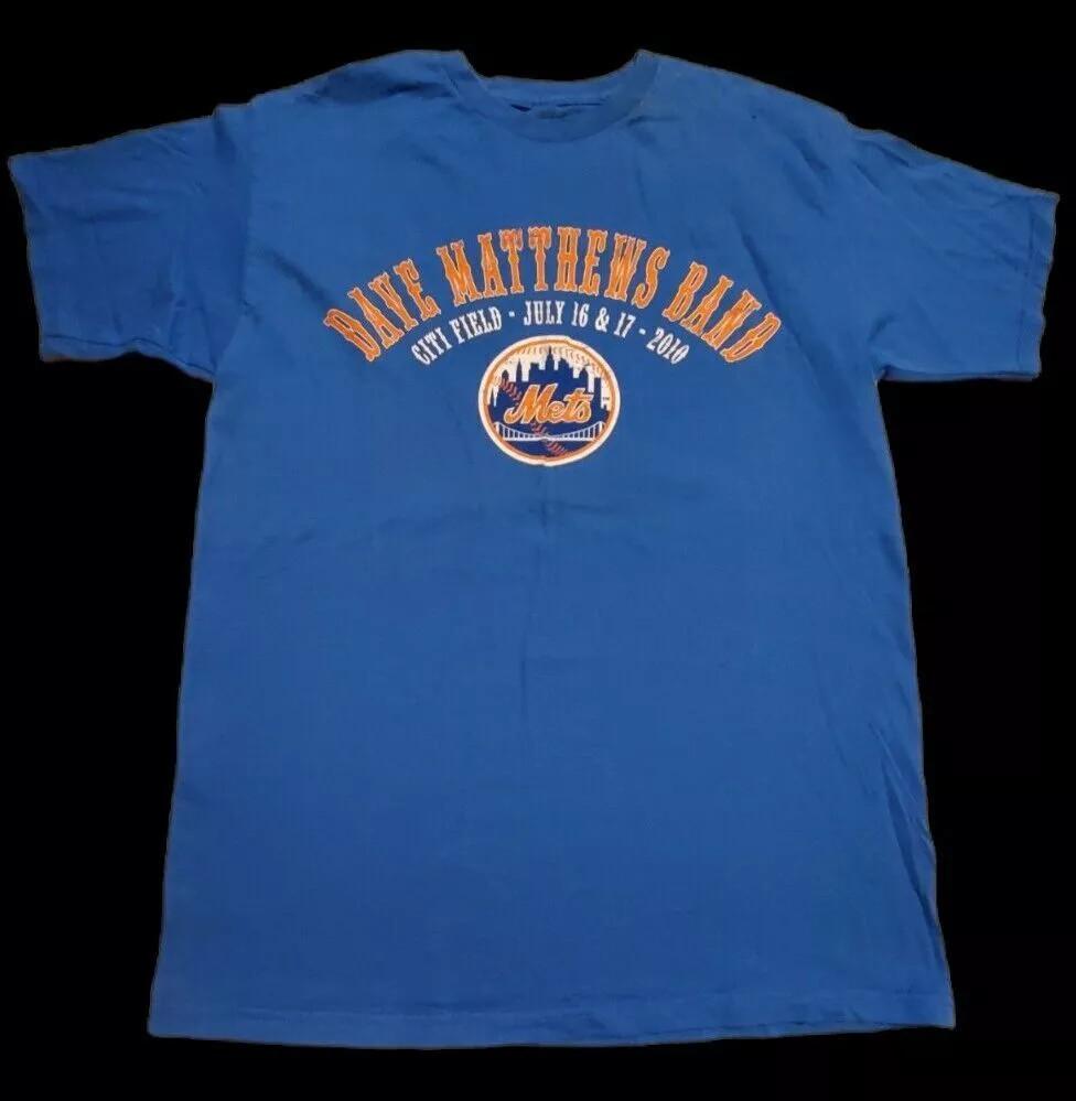 Ретро Футболка Dave Matthews Band New York Mets Королевский синий Унисекс S-5XL VN2414 Унисекс Футболка XXL