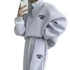 Conjunto de Sudadera Holgada y Pantalones de Chándal para Mujer Estilo Callejero Otoño/Invierno 2025