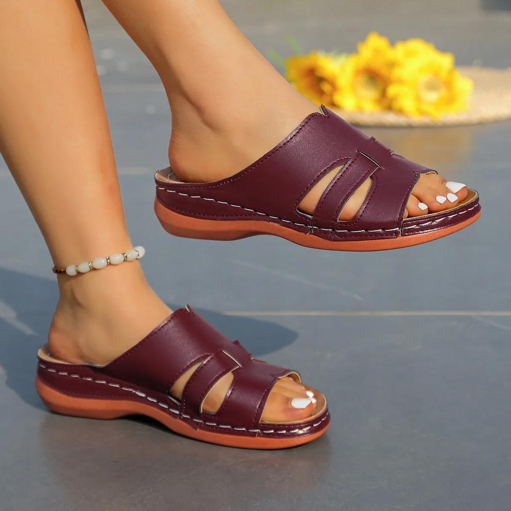 Summer Women's Slippers Casual Women's Sandals Outdoor Lightweight Wedge Slip resistant Slippers